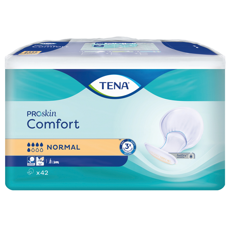 TENA CONFORT PROSKIN NORMAL 3X42U