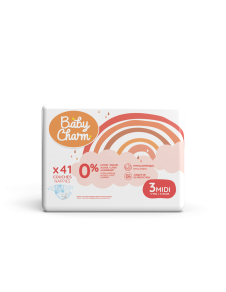 BABY CHARM SUPER DRY FLEX MIDI 4 - 9KG 5X41U