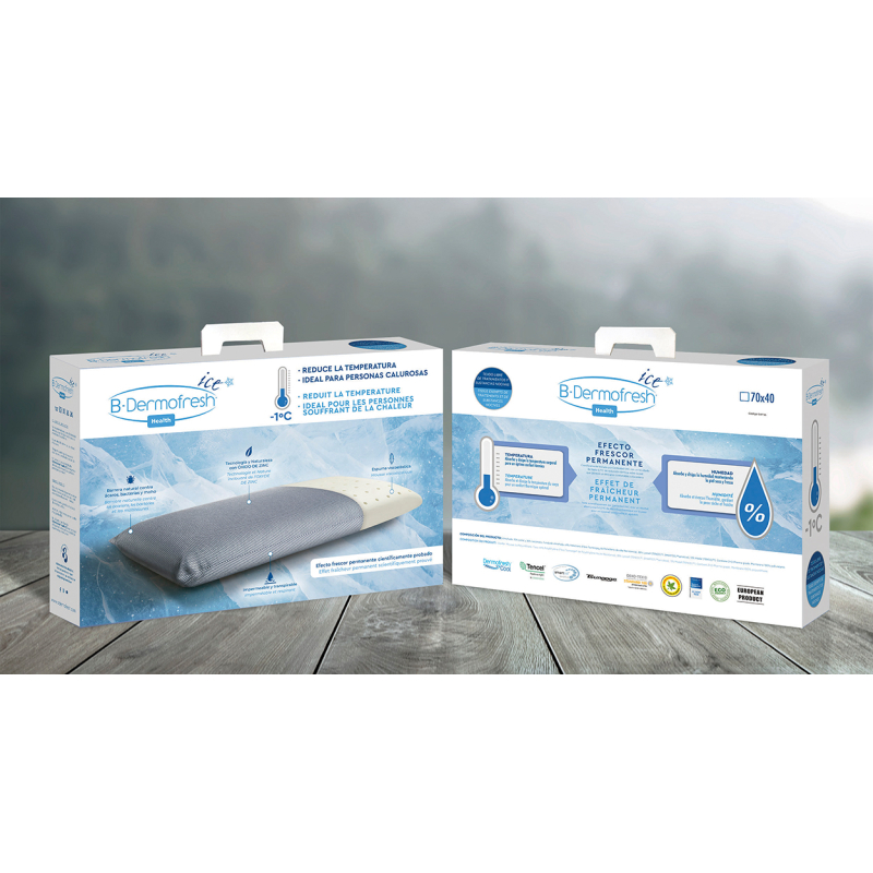 OREILLER THERMOREGULATEUR 70X40...
