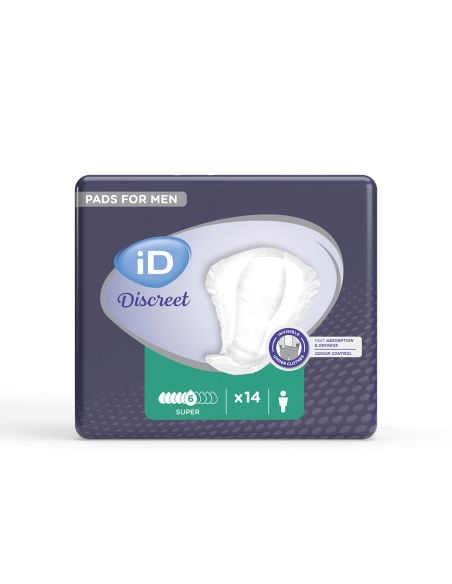 ID DISCREET LIGHT PADS MEN SUPER 12X14U