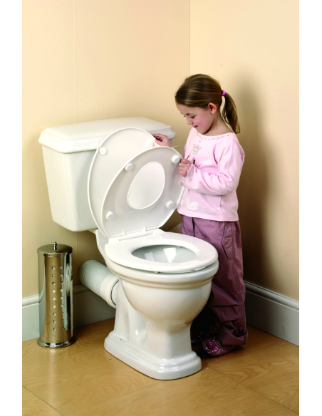 Abattant avec réducteur de toilettes