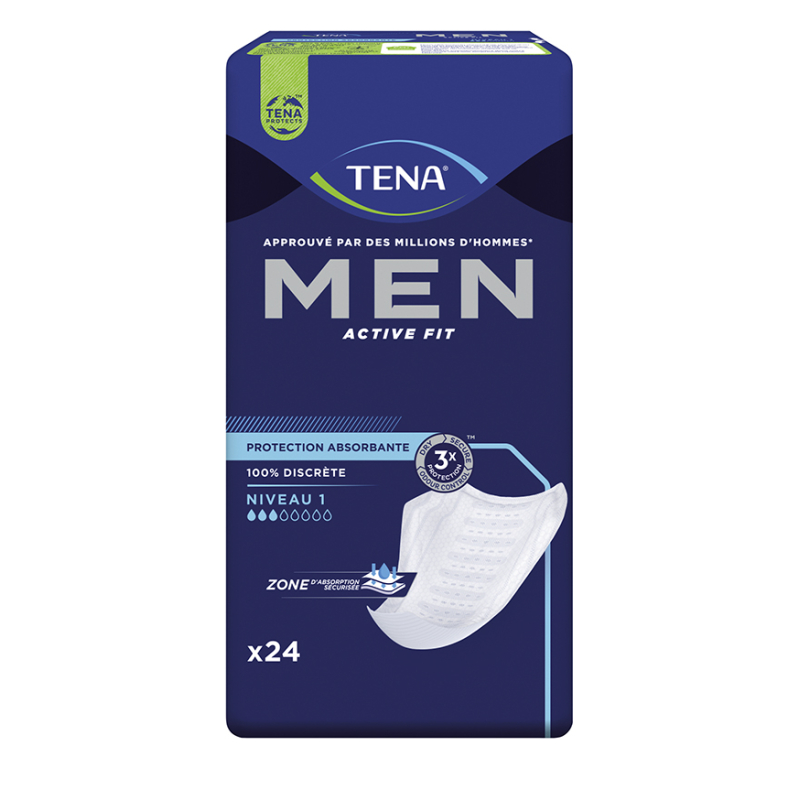 TENA MEN LIGHT NIVEAU1 6X24U