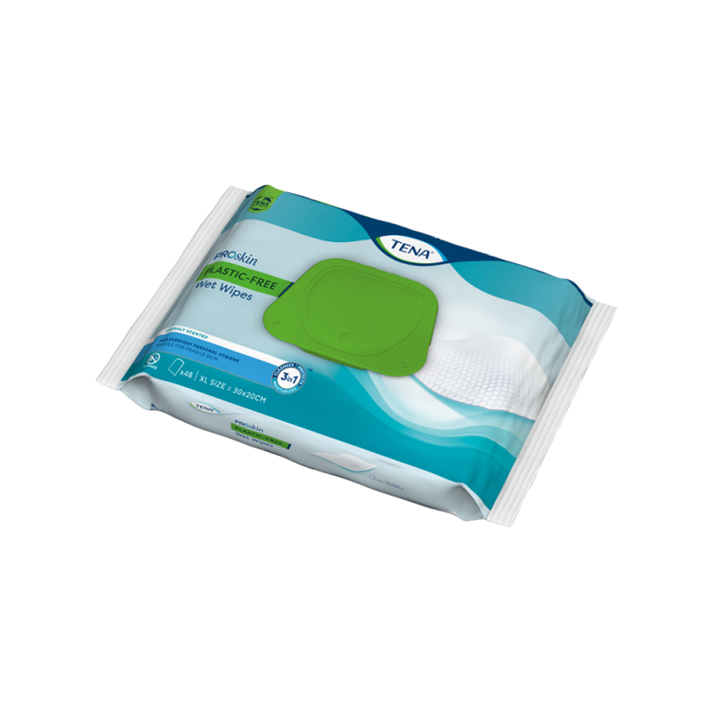 TENA Wet Wipes - sachet de 48