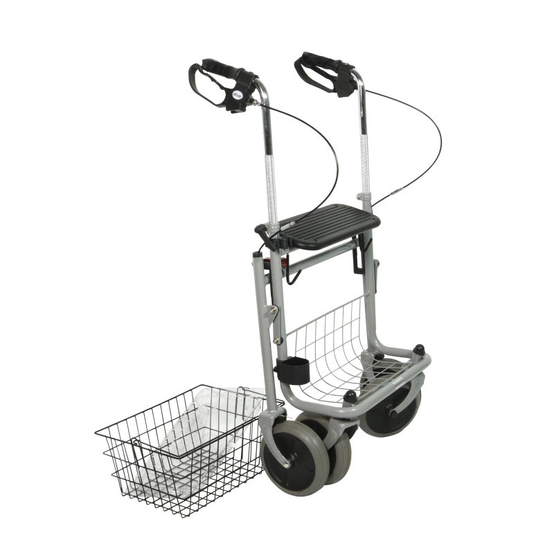 CRISTALLO - ROLLATOR 4 ROUES PLIANT...