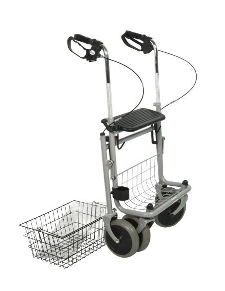 CRISTALLO - ROLLATOR 4 ROUES PLIANT (PAR 1)