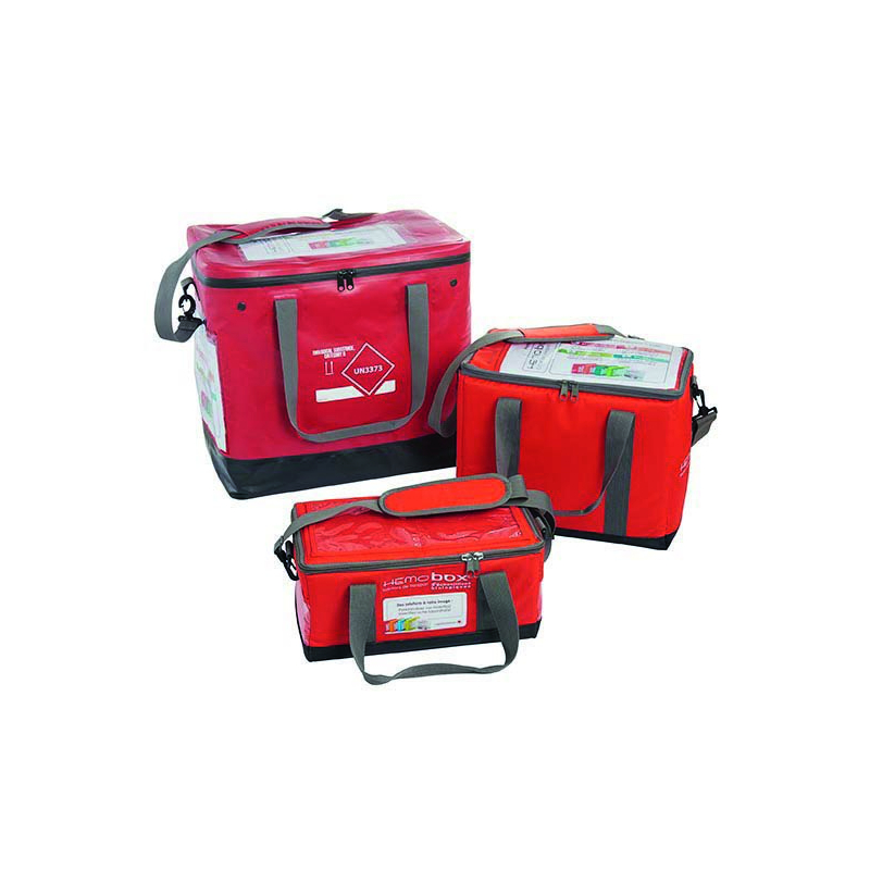 Mallette isotherme Hemobox M rouge