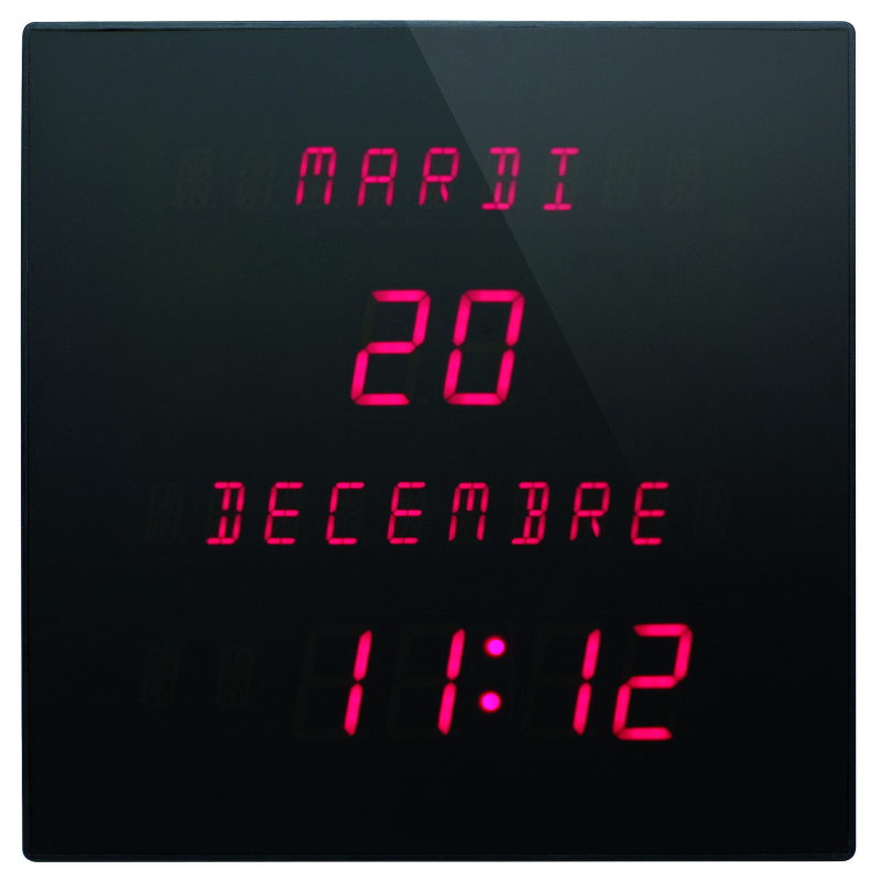 Horloge calendrier Visibilité