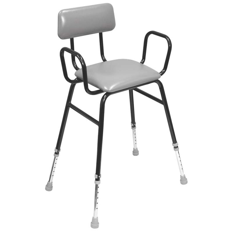 CHAISE HAUTE INCLINE GRISE