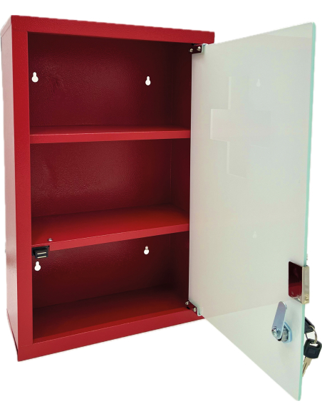 ARMOIRE PHARM METAL 1P 30X14X46CM