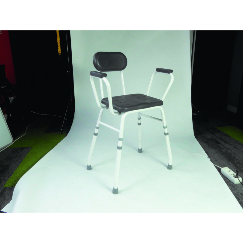 Chaise de douche Confort haute grise