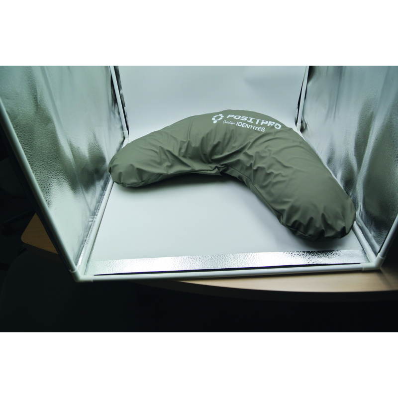 Coussin réniforme Positpro gris