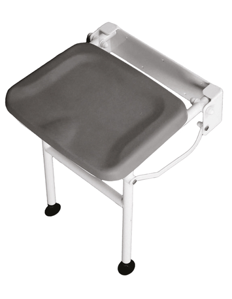 SIEGE DOUCHE REMBOURRE PIED SOLO GRIS