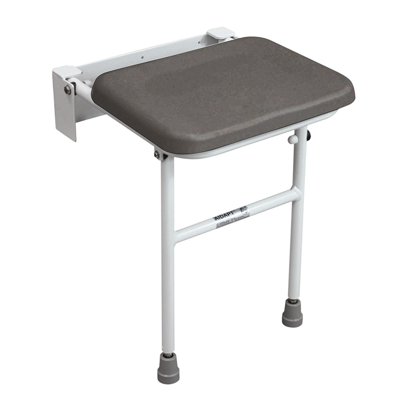 SIEGE DOUCHE REMBOURRE PIED SOLO GRIS
