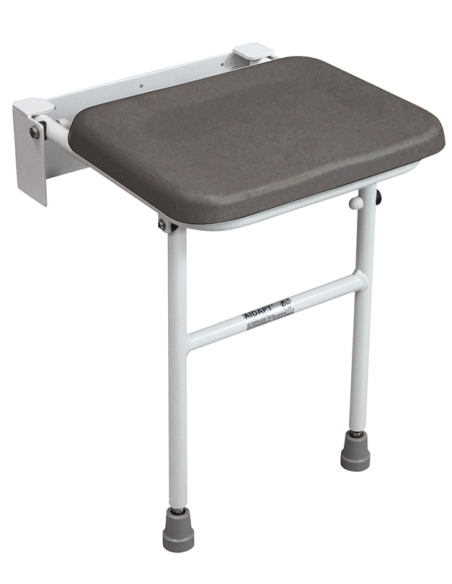 SIEGE DOUCHE REMBOURRE PIED SOLO GRIS