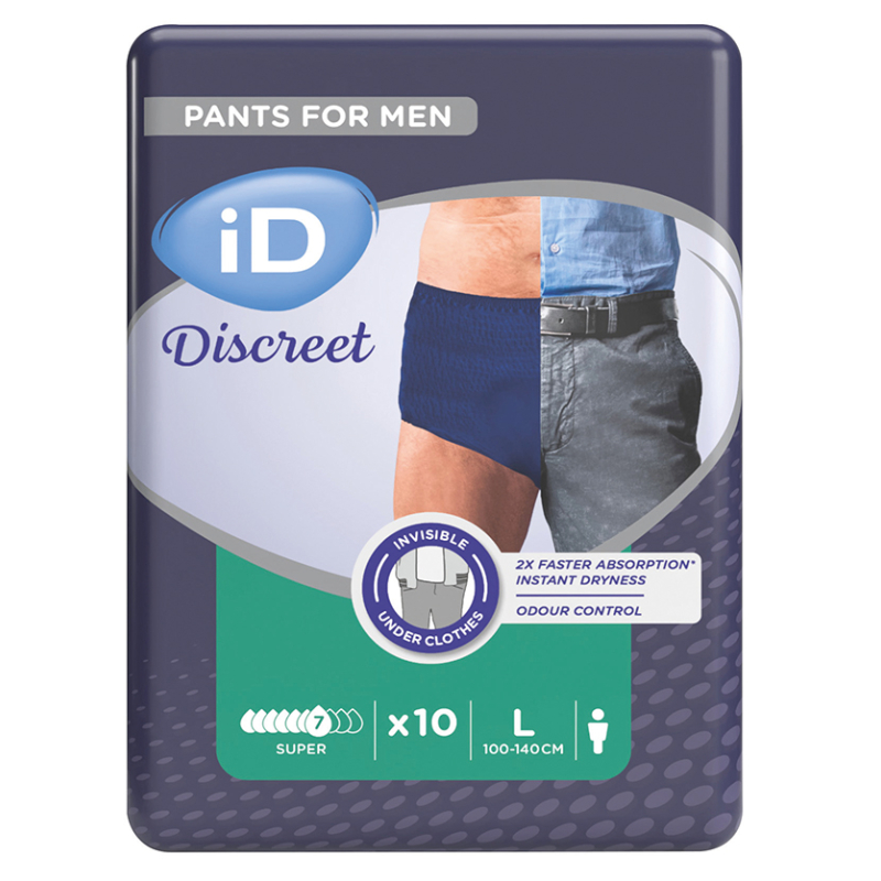 ID DISCREET PANTS MEN SUPER L 8X10U