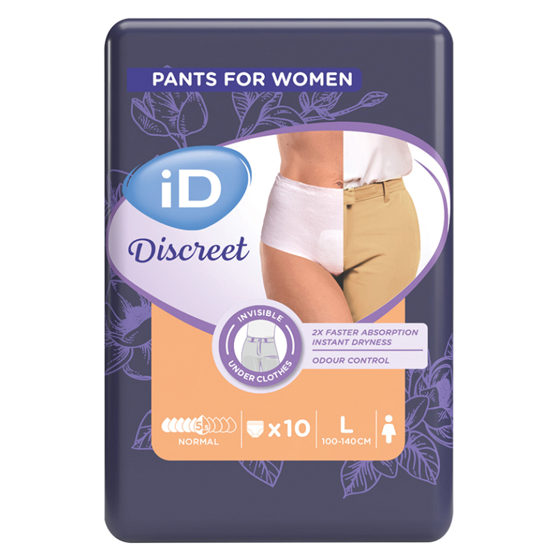 ID DISCREET PANTS WOMEN NORMAL L 8X10U