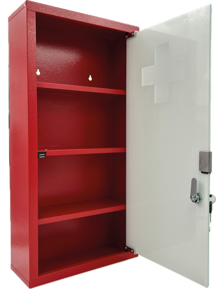 ARMOIRE PHARM METAL 1P 30X12X60CM