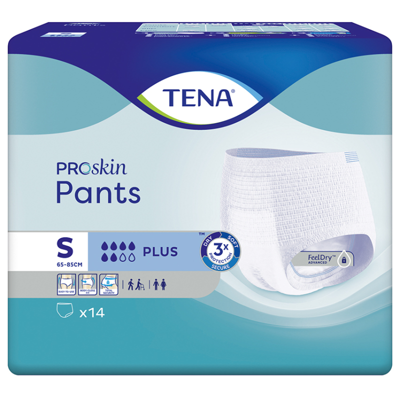 TENA PANTS PROSKIN PLUS SMALL 4X14U