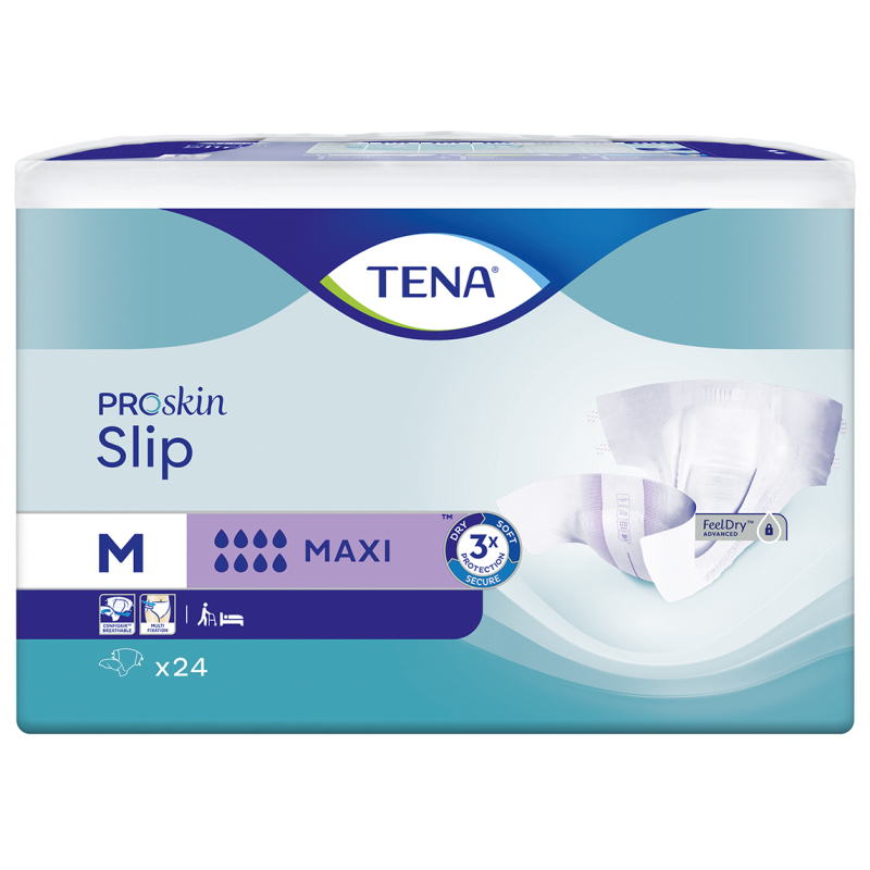 TENA SLIP MAXI MEDIUM 3X24U