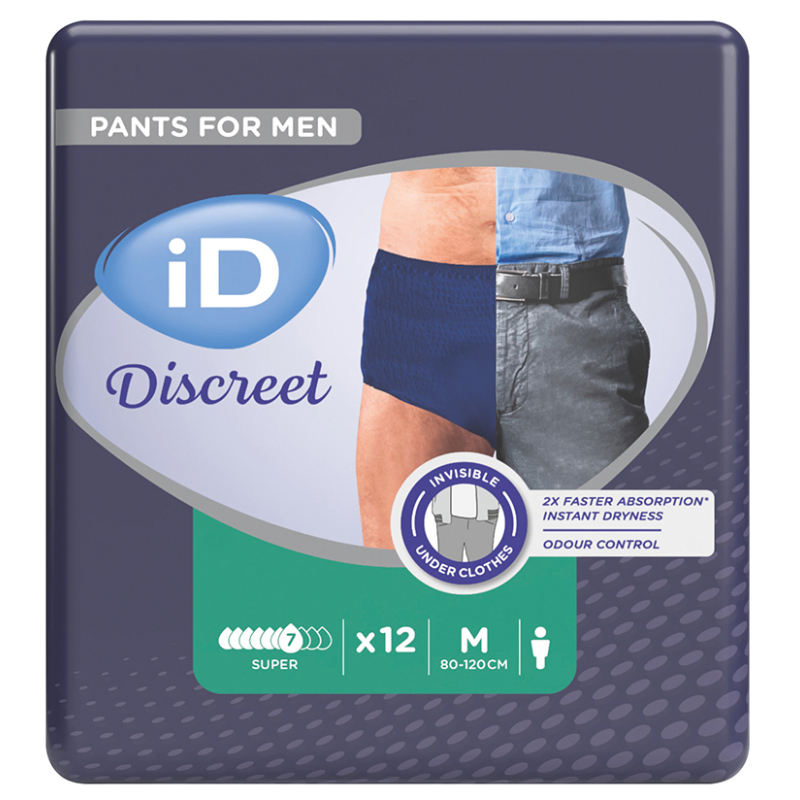 ID DISCREET PANTS MEN SUPER M 8X12U