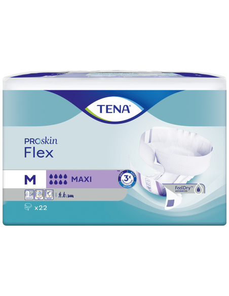 TENA FLEX PROSKIN MAXI MEDIUM 3X22U
