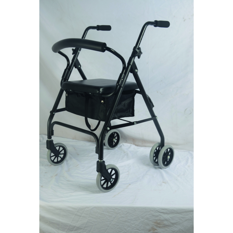 Rollator 6 roues freins à pression