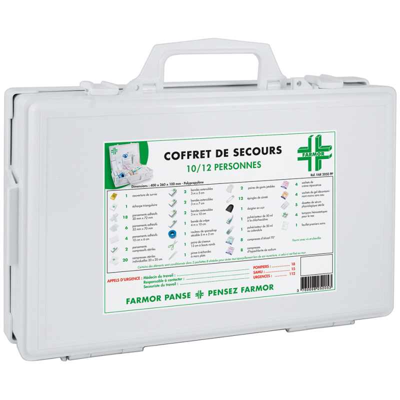 COFFRET SECOURS 10/12 PERS