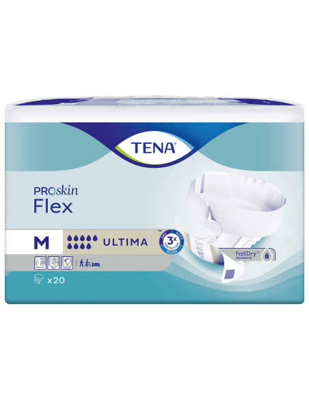 TENA FLEX PROSKIN ULTIMA MEDIUM 3X20U