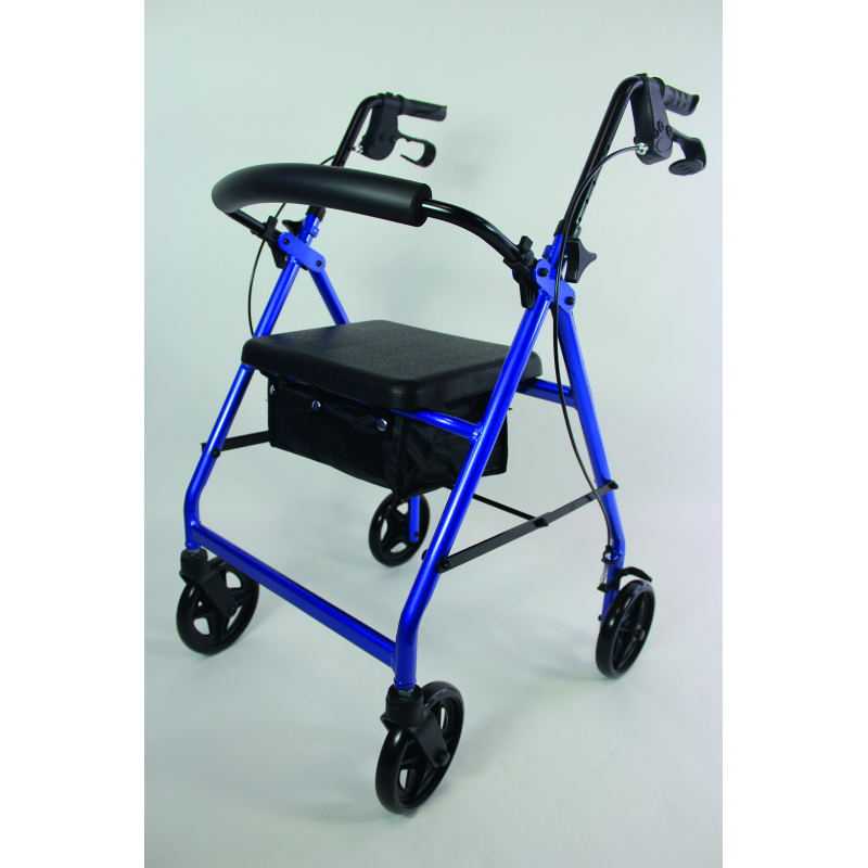 Rollator 4 roues aluminium