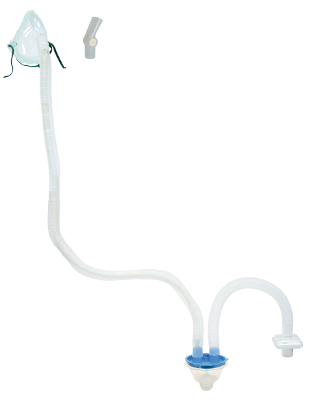 Carton de 5 kits de nébulisation pour aérosolthérapie ultrasonique ventilée modèle adulte/adolescent