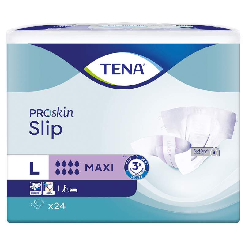 TENA SLIP MAXI LARGE 3X24U