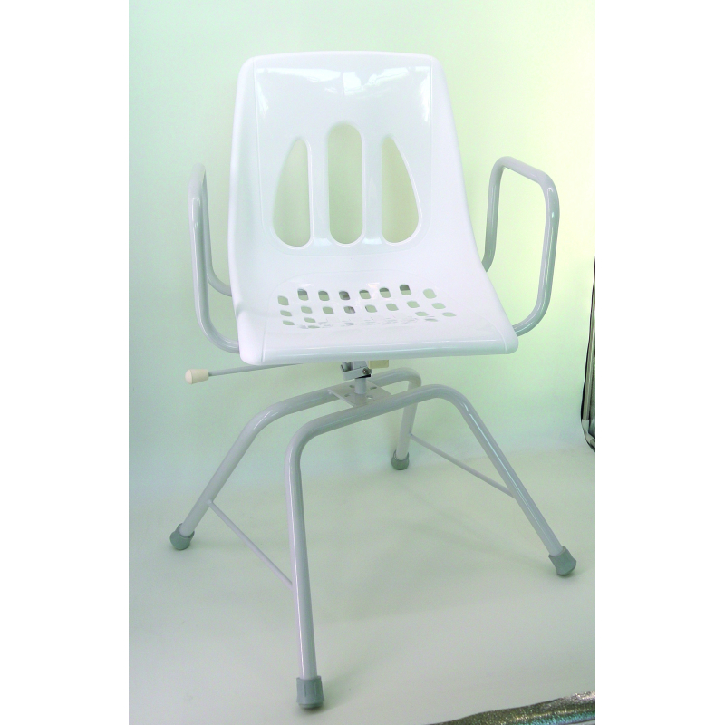 Chaise de douche pivotante