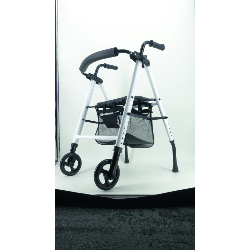 Rollator Neo Classic blanc nacré