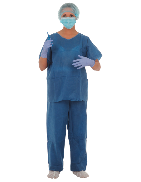 PYJAMA BLOC 3 POCHES TS BLEU