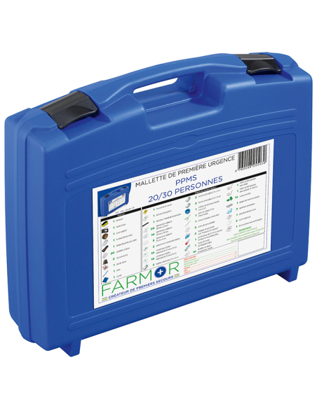 MALLETTE 1ERE URGENCE PPMS 20/30 PERS