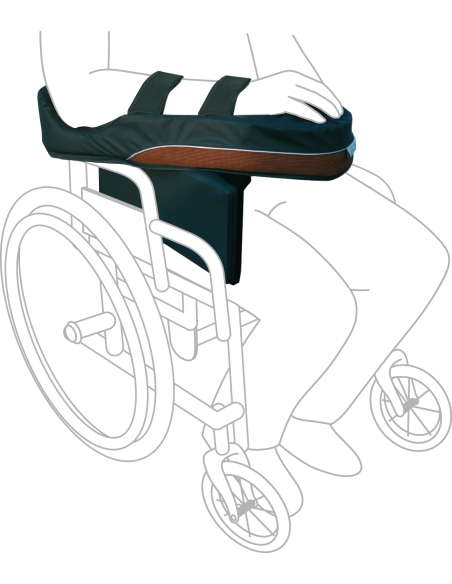Cale de positionnement des membres supérieurs au fauteuil P961F livrée avec 1 housse