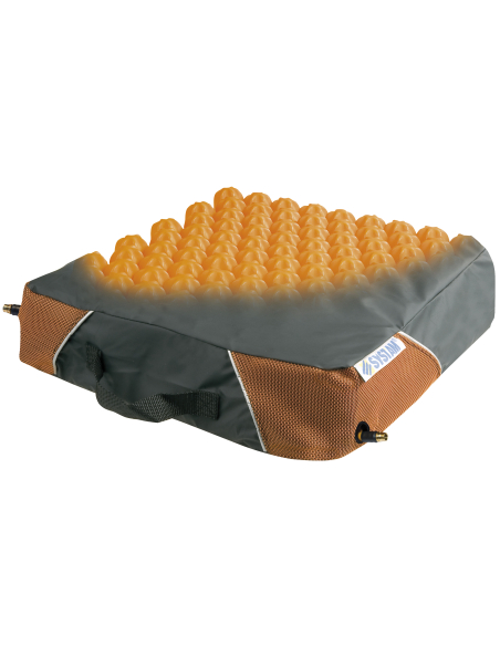 Coussin POLYAIR® 100 P302C BI - compartiments 43 x 43 x 10 cm avec 1 housse POLYMAILLE®