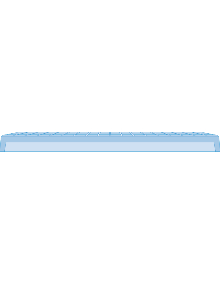 Matelas VISCOFLEX® LT P161MT housse intégrale POLYMAILLE® 90 x 200 cm, BOX palette [NON compressé]