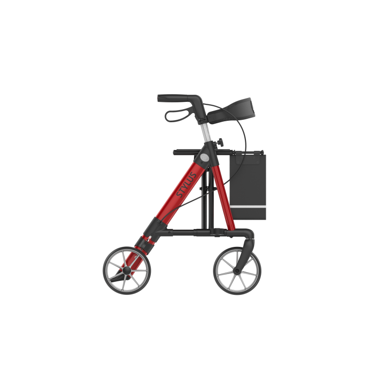 ROLLATOR STYLUS ROUGE M