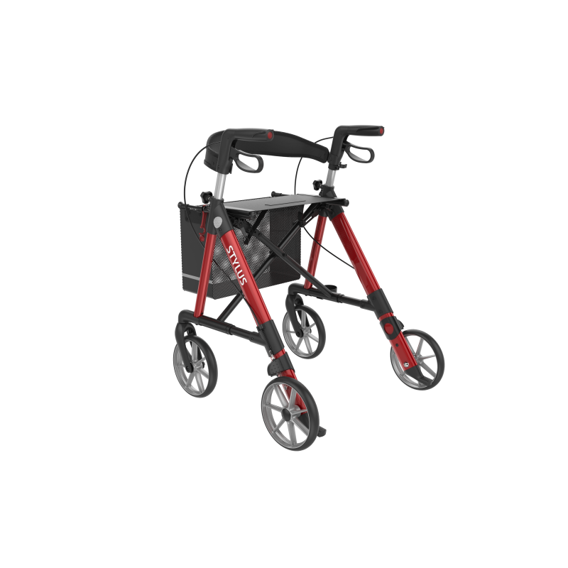 ROLLATOR STYLUS ROUGE M