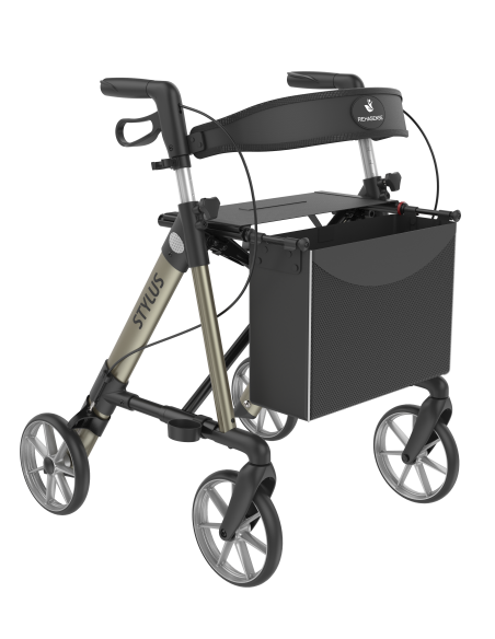ROLLATOR STYLUS ROUGE M