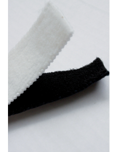VELOURS ELASTIQUE - Noir -...