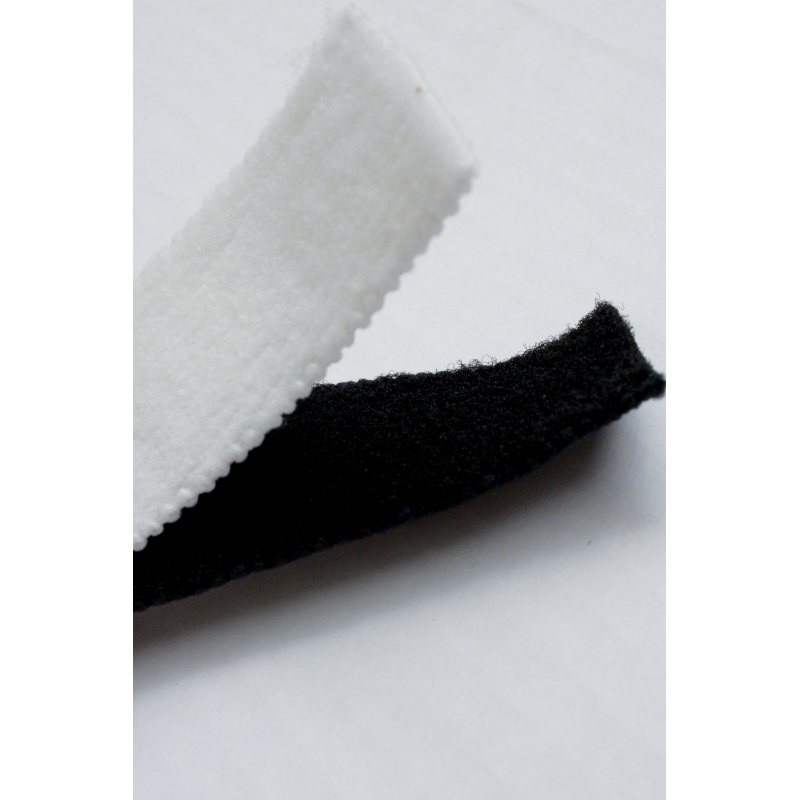 VELOURS ELASTIQUE - Noir - 50 mm x 37...
