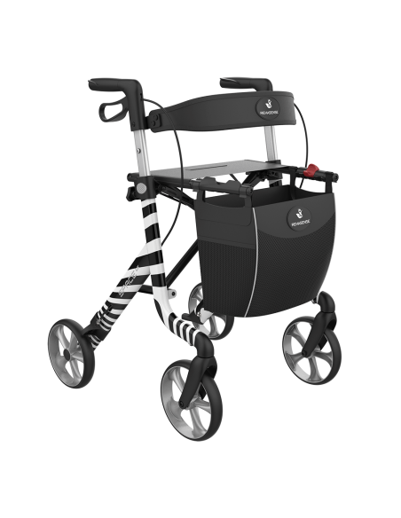 ROLLATOR SPACE LX ARTLINE Flower taille M 55cm