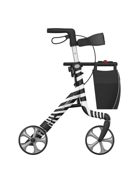 ROLLATOR SPACE LX ARTLINE Zebra taille L 62 cm