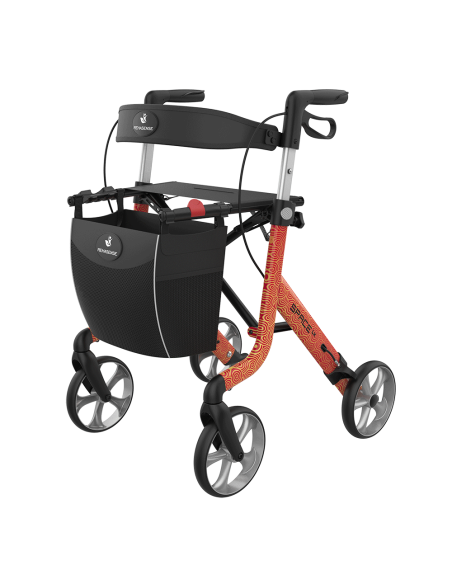ROLLATOR SPACE LX ARTLINE Zebra taille M 55cm