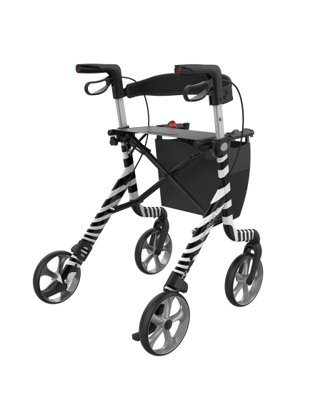ROLLATOR SPACE LX ARTLINE Zebra taille M 55cm