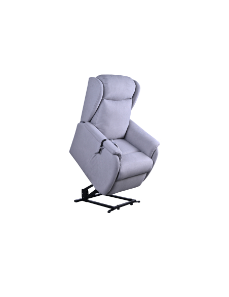 FAUTEUIL RELEVEUR CAGLIARI 1 MOTEUR (à oreilles) GRIS CLAIR