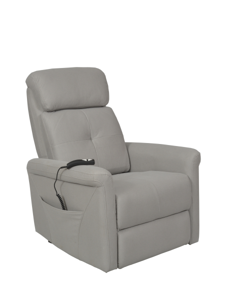 FAUTEUIL RELEVEUR BRUGES 1 MOTEUR GRIS CLAIR