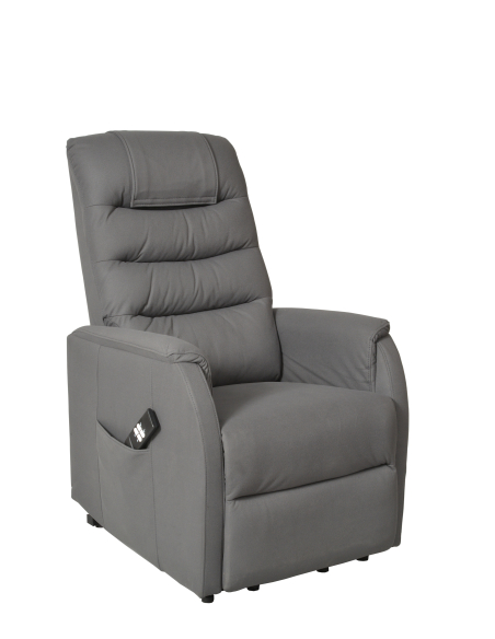 FAUTEUIL RELEVEUR FORMENTERA MINI 2 MOTEURS GRIS FONCE
